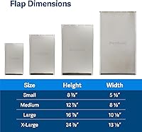 Vista 6 de Solapa de reemplazo para la puerta de mascotas, de PetSafe, XL, Marrón