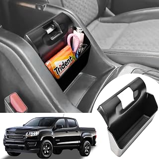 Center Console Hanging Storage Organizer For 14-22 Canyon and Colorado | 2014 - 2022 GMC Canyon and Chevy Colorado Accessories, Adds Armrest Box Extra Storage For Small Items
