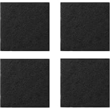 Delapan 4 Pack Charcoal Replacment Filter fits HAPAW SZEE XL Stainless Steel Litter Box with Lid Carbon Odor Filters