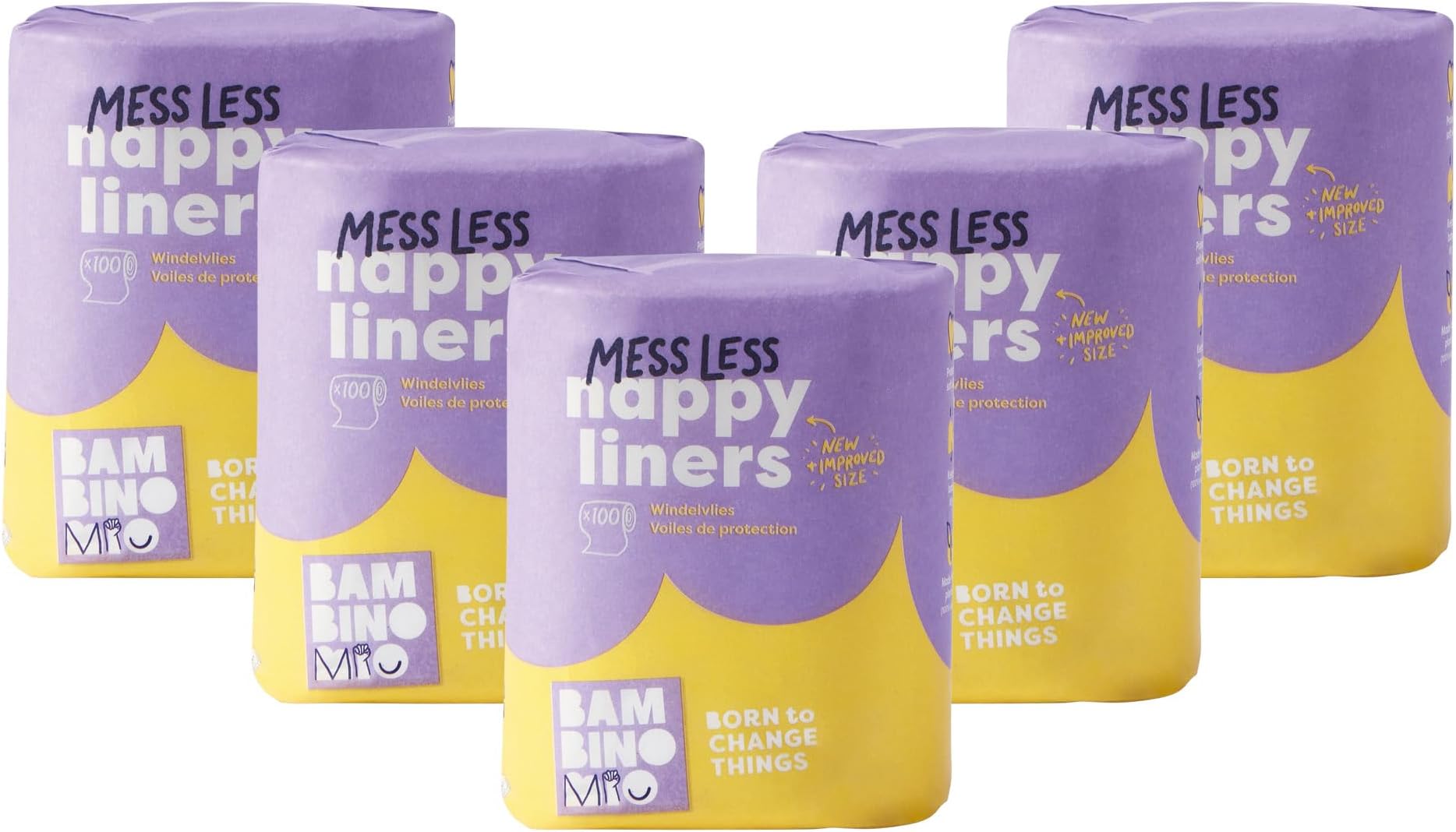 Bambino Mio, Cloth Diaper Liners, 5 Pack