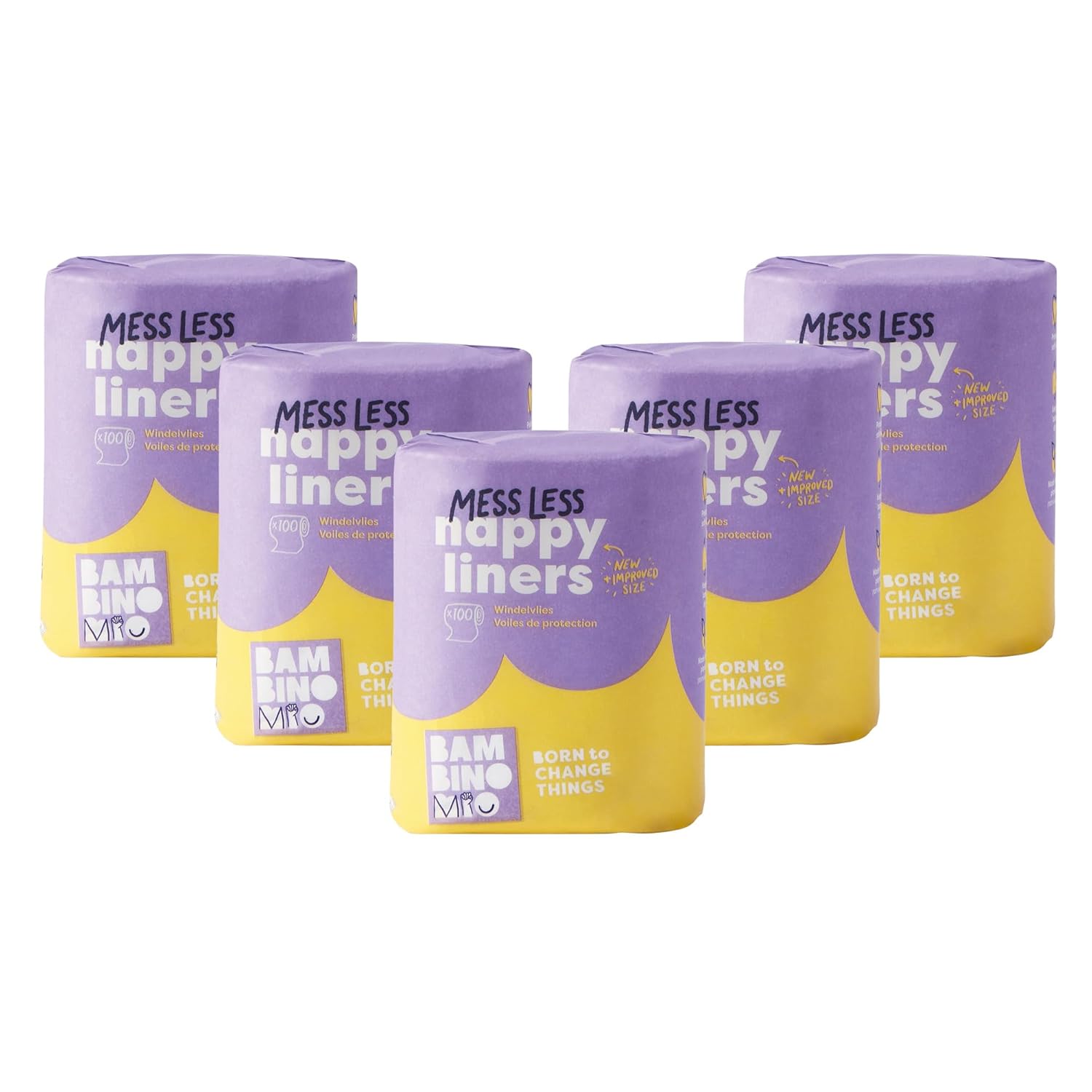 Bambino Mio, Cloth Diaper Liners, 5 Pack