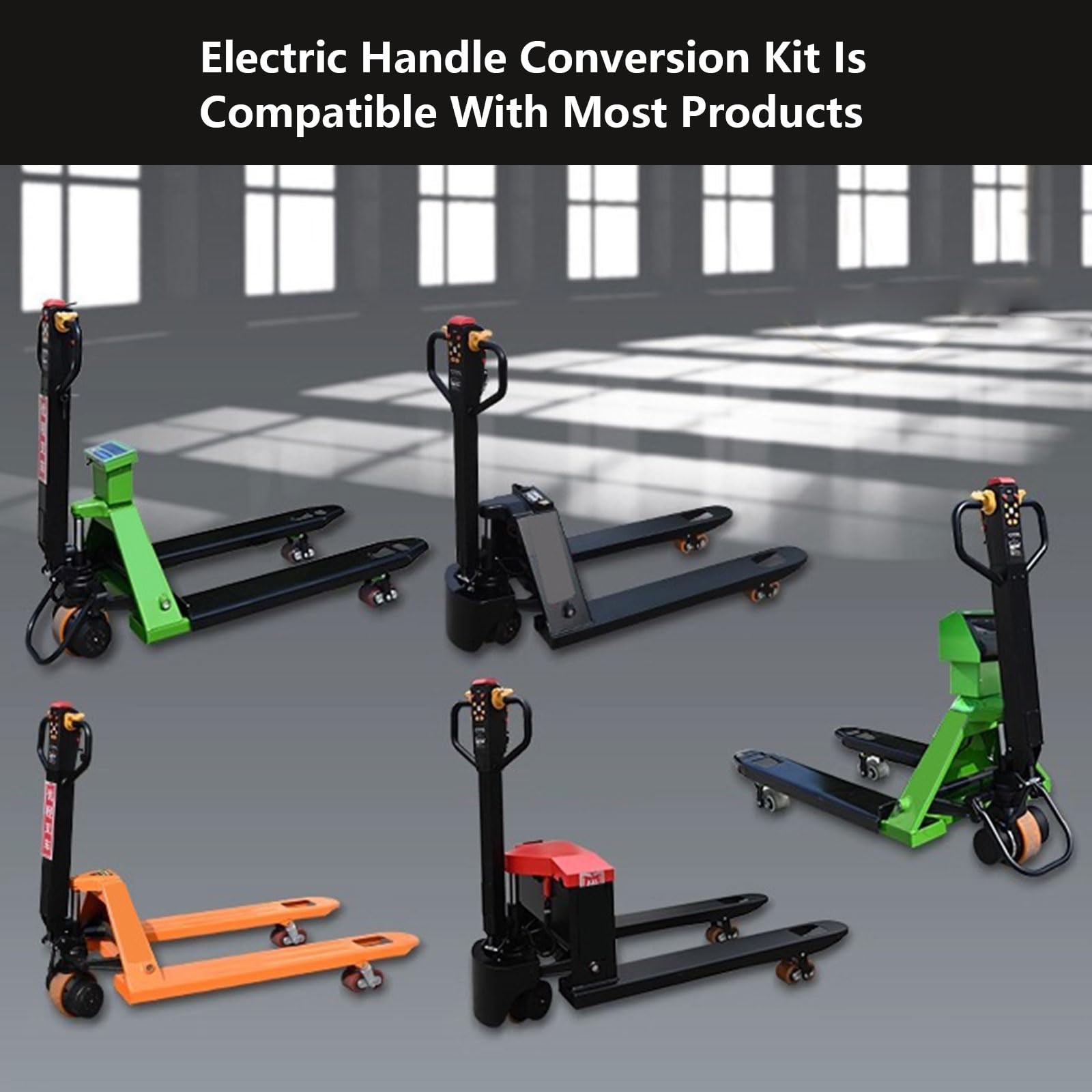 Varilla Hidráulica Integrada Eléctrica, Transpaleta Manual con Accesorios Eléctricos Modificados, Gran Potencia para La Manipulación De Materiales