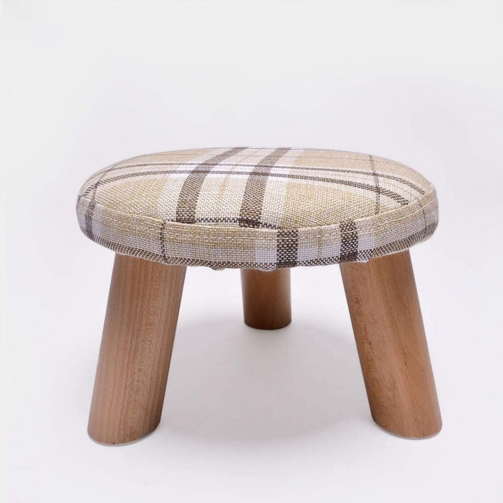 Repose-pieds amovibles et lavables : tabouret pouf en tissu