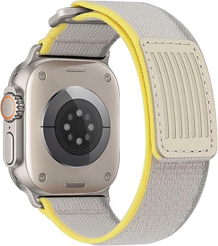 HITZEE Compatible con Apple Watch Band de 1.929 in, 1.772 in, 1.732 in, 1.654 in, correas trenzadas de nailon suave, correa deportiva ajustable
