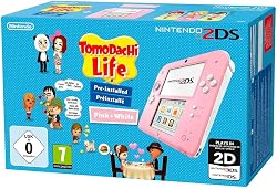 Nintendo 2DS Rose/Blanc + Tomodachi Life Préinstallé