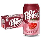 Dr Pepper Strawberries and Cream Soda, 12 fl oz cans, 12 Pack