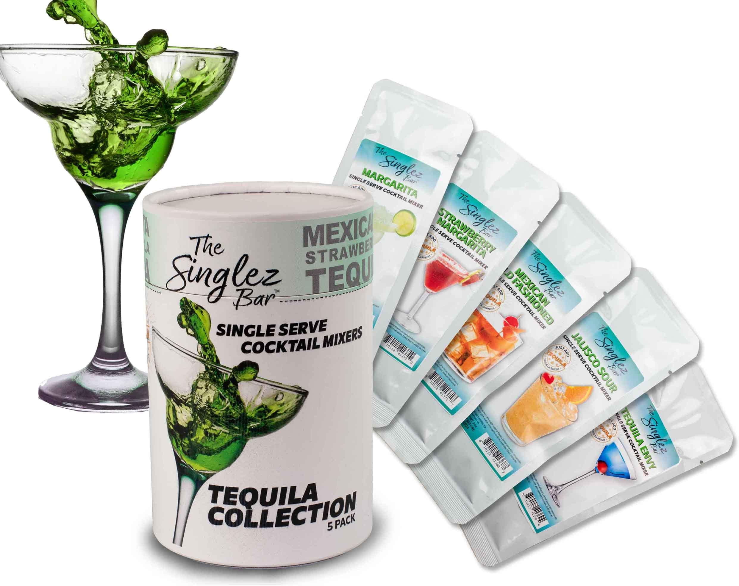 Singlez Bar Premium Tequila Cocktail Mix Collection (5