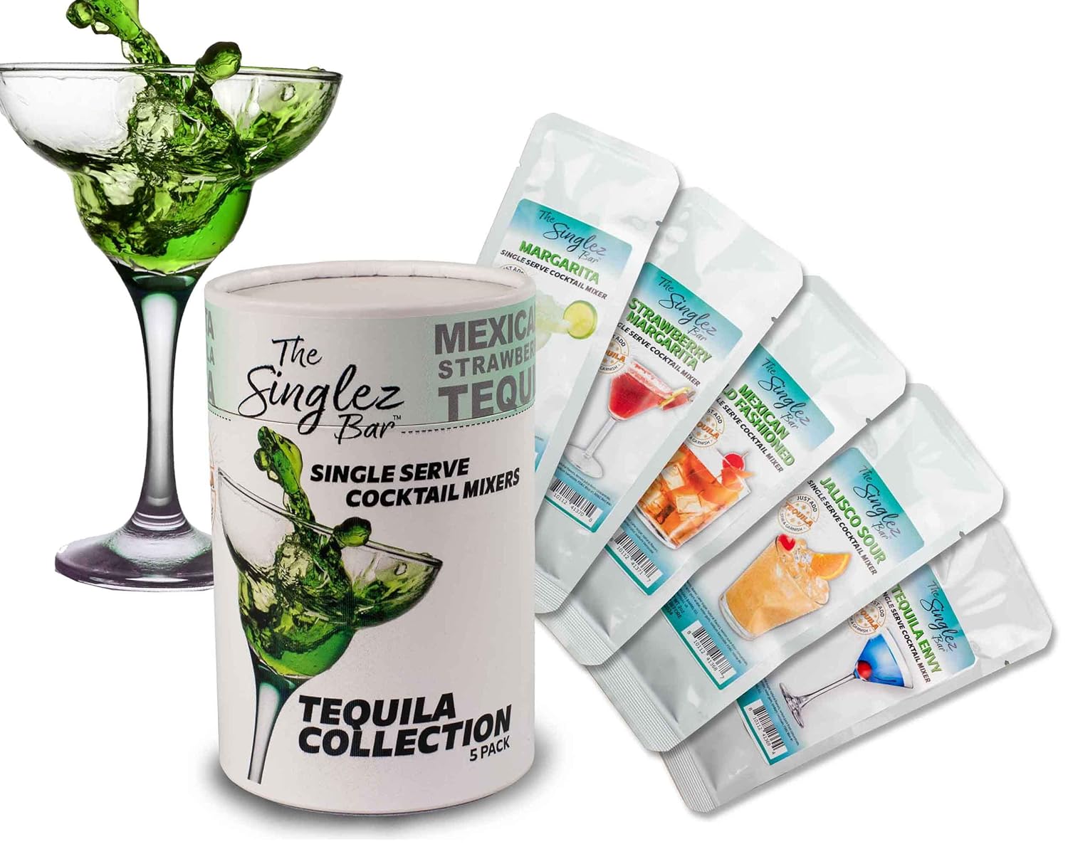 Singlez Bar Premium Tequila Cocktail Mix Collection (5