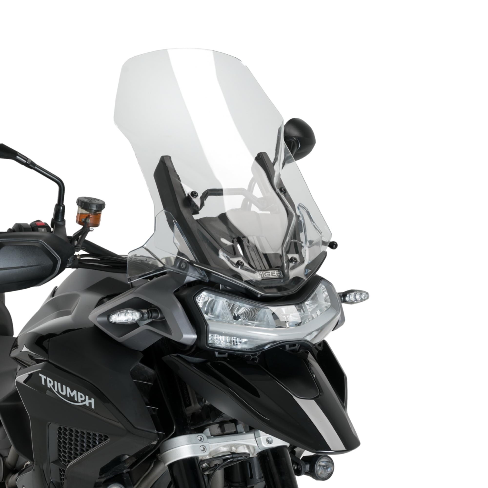 Cupolino Parabrezza Touring Plexiglass JD9 Trasparente Compatibile con TRIUMPH TIGER 1200 GT/RALLY 2022-2025