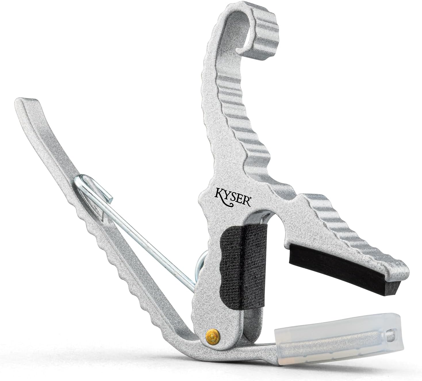 Kyser Short-Cut Partial Guitar Capo, 3-string, DADGAD, Silver, KG3S
