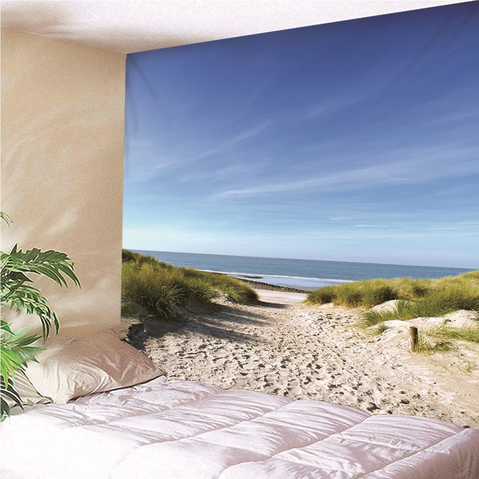 ANAZOZ Wandteppich "Meer" – 210x140 Cm, Polyester, Für Wanddekoration