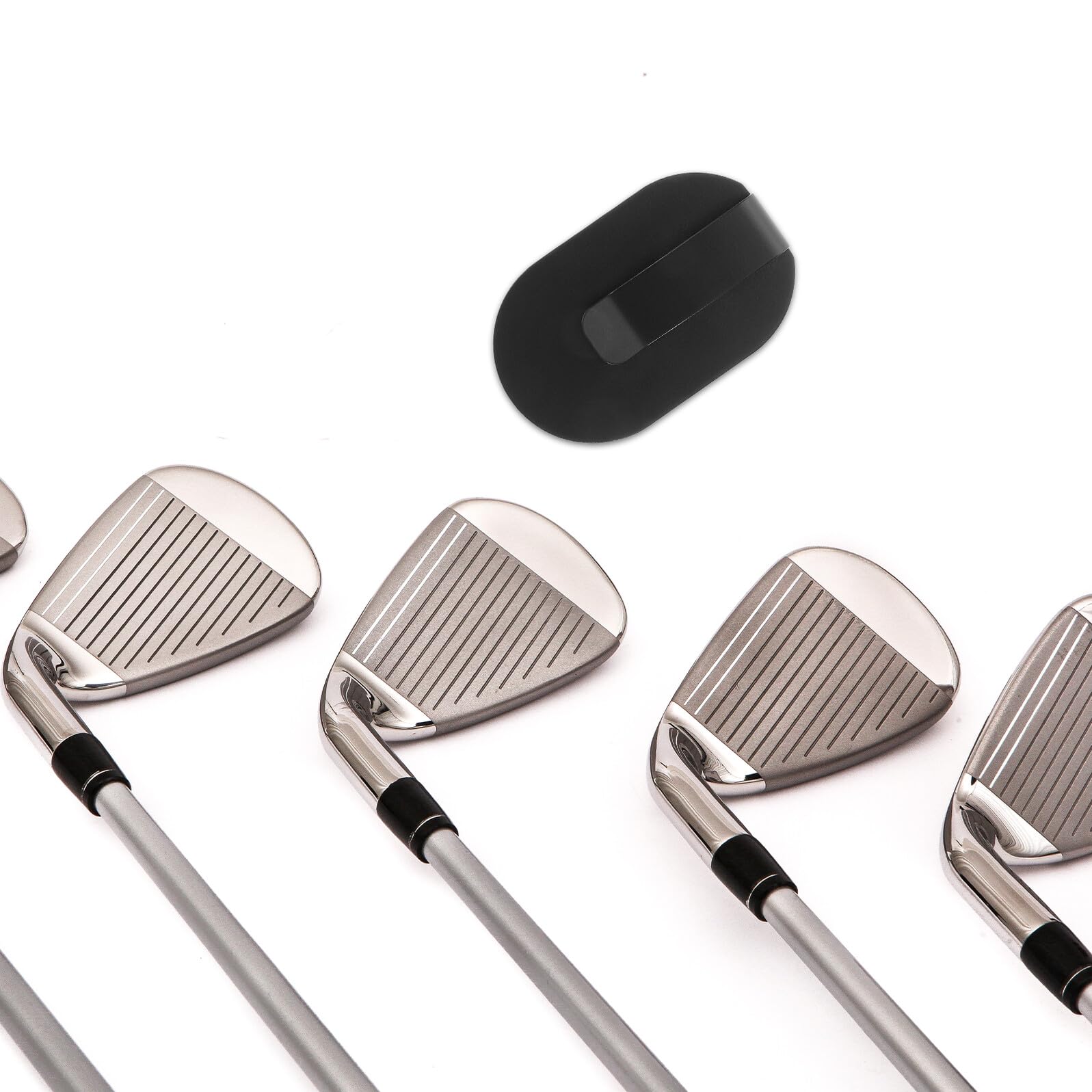 Magnetischer Entfernungsmesser Gürtelhalter 2 Stück Schwarz | Stahl und Silikon, für Gürtel und Tasche, 2stücke, Tragbare Klemme für Golf Entfernungsmesser