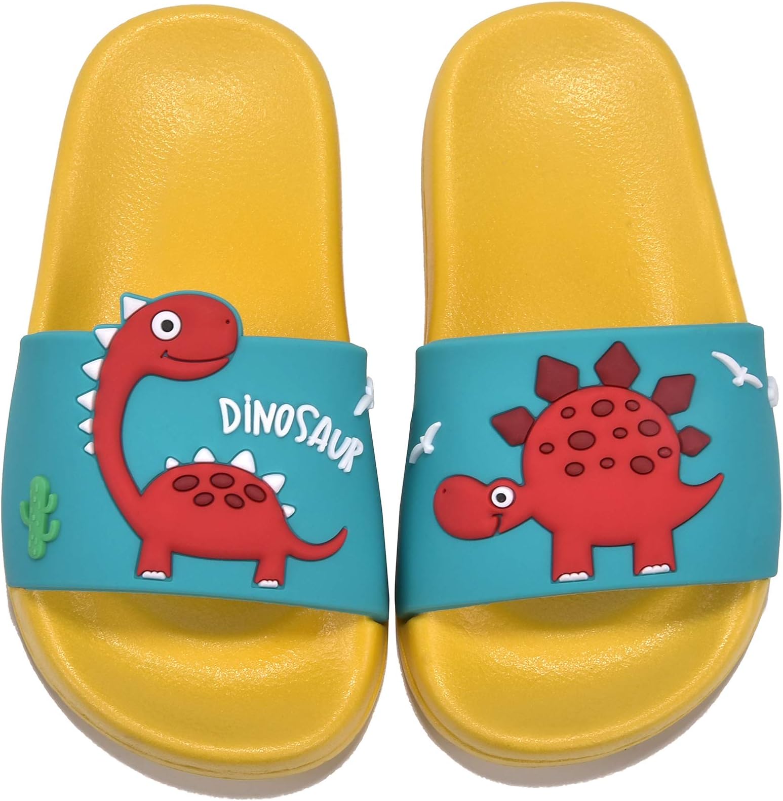 MARITONY Toddler Slide Sandals Boys Girls Kids Lightweight Slip On Sandals Outdoor Pool Beach Shower Slides