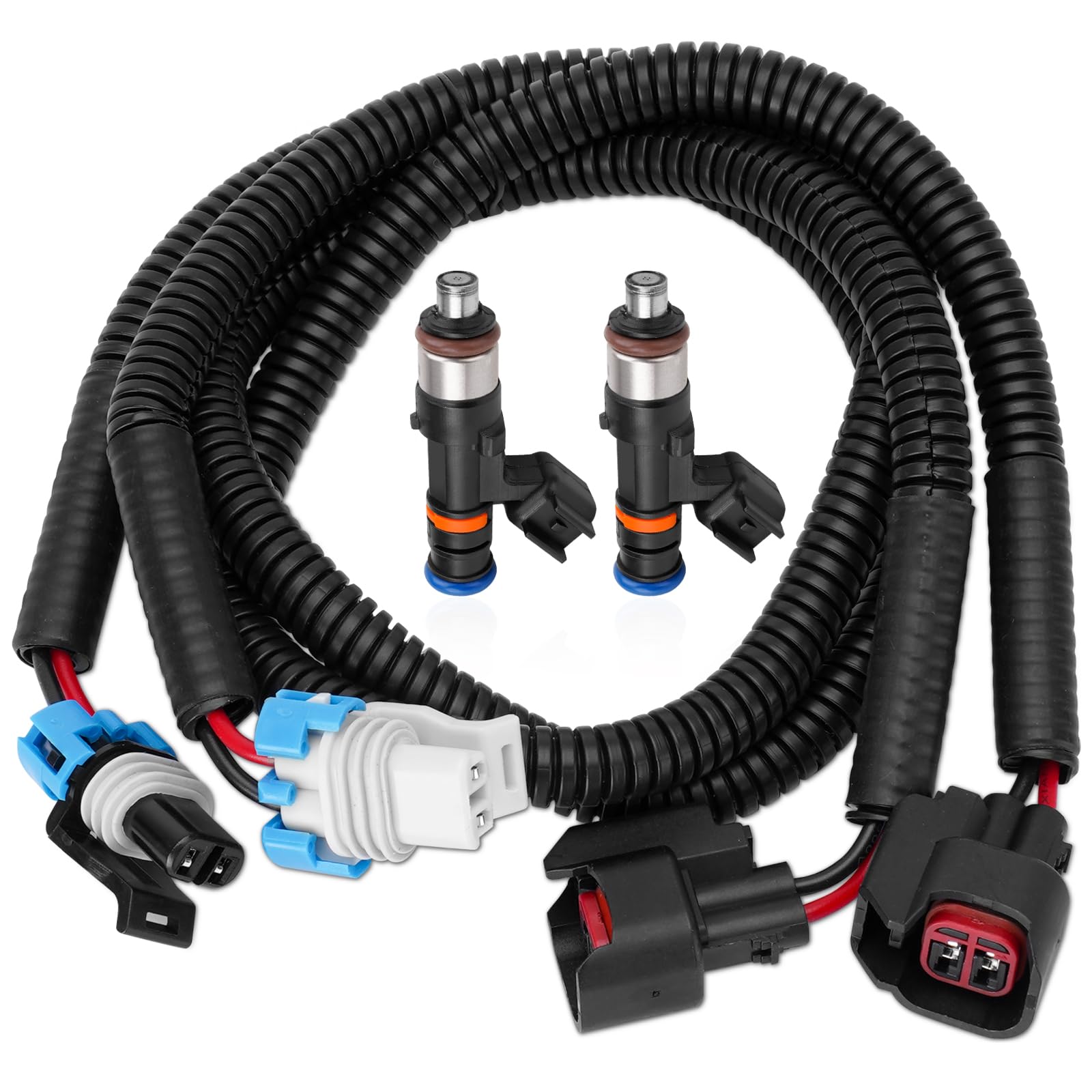Amazon.com: YEHERIT Set of 2 Fuel Injector Harness Set Compatible