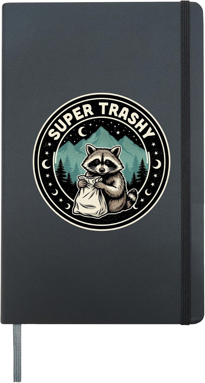 Super Trashy Garbage Memes Internet Viral |- Hardcover Journal, Black