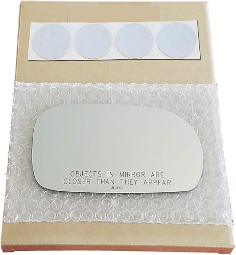 Reemplazo de vidrio de espejo + almohadillas adhesivas para Suzuki Esteem Passenger Side 1995-2002 (1996 1997 1998 1999 2000 2001 95 96 97 98 99 00