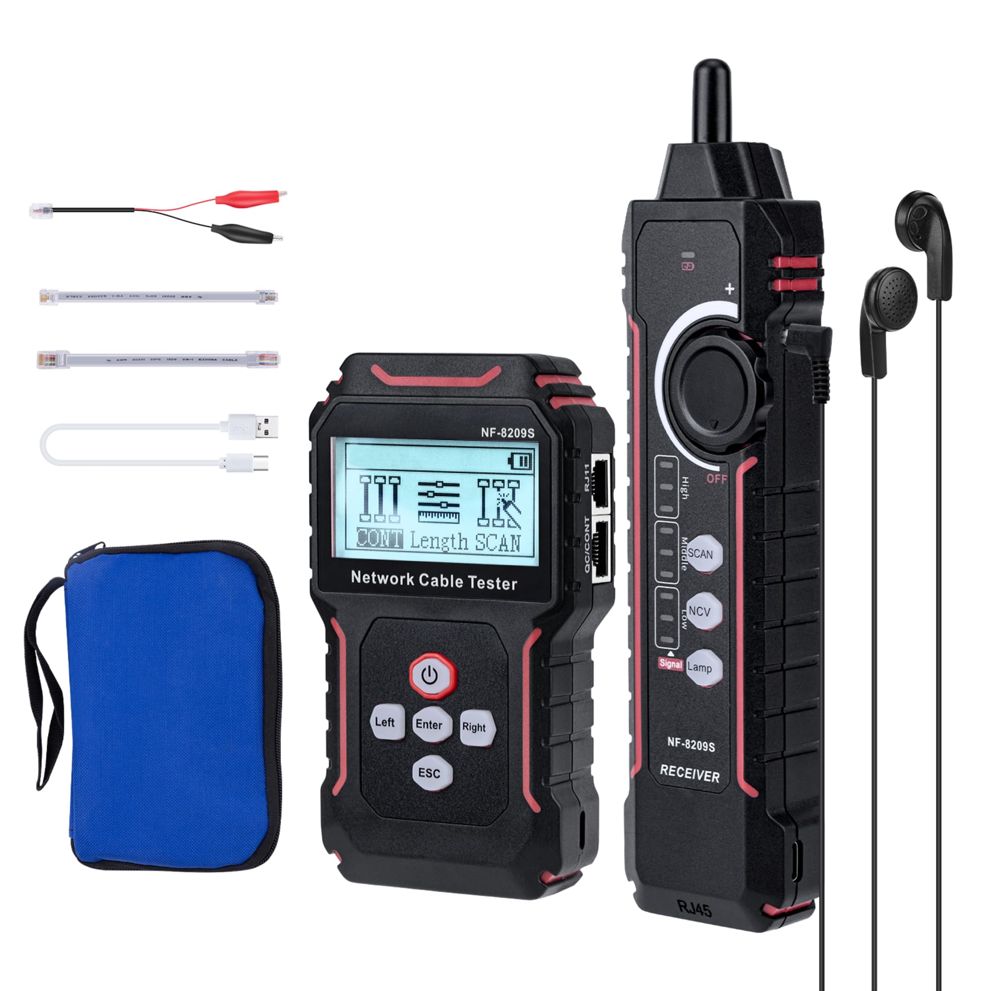 Jual . Uni-T Ut685B Kit Tdr Cable Tester Pair Coaxial Poe Network Cable