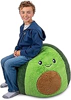 Vista 1 de Big Joe Avocado PlushiPals - Puf súper suave para niños, mezcla de poliéster de felpa ultrasuave, 2.5 pies recargable Avacado