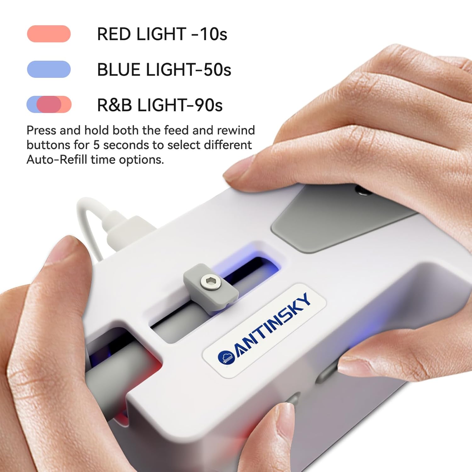ANTINSKY Filament Auto Feeder 3D Printer Filament Buffer 1.75mm Automatic Feeding System Switching Ensures Continuous Printing,Prevents Filament Runout for Bambu Lab P1P/P1S/X1/X1C