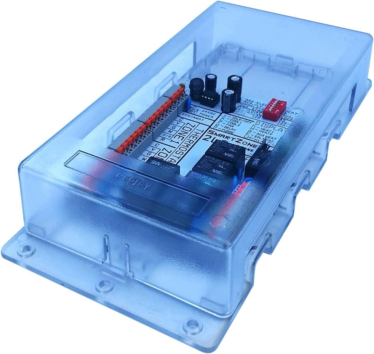 SmartZone-2L: 2 Zone Controller KIT w/Temperature Sensor - Replace Honewell, ewc, zonefirst hvac zone control panels - - 