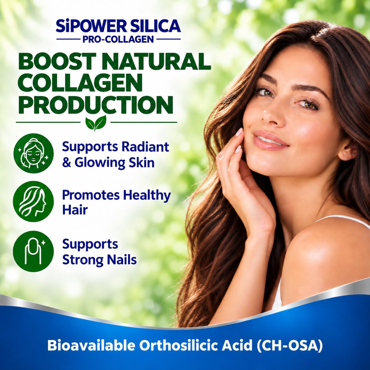 SiPower Silica Vegan Collagen, Supplement Drops-Liquid Mineral Orthosilicic Acid (CH-OSA) + Fulvic Acid. Natural Collagen Booster for Joints, Bones, Hair, Skin, Nails, Immune & Digestive Health-4oz — Amazon image 2