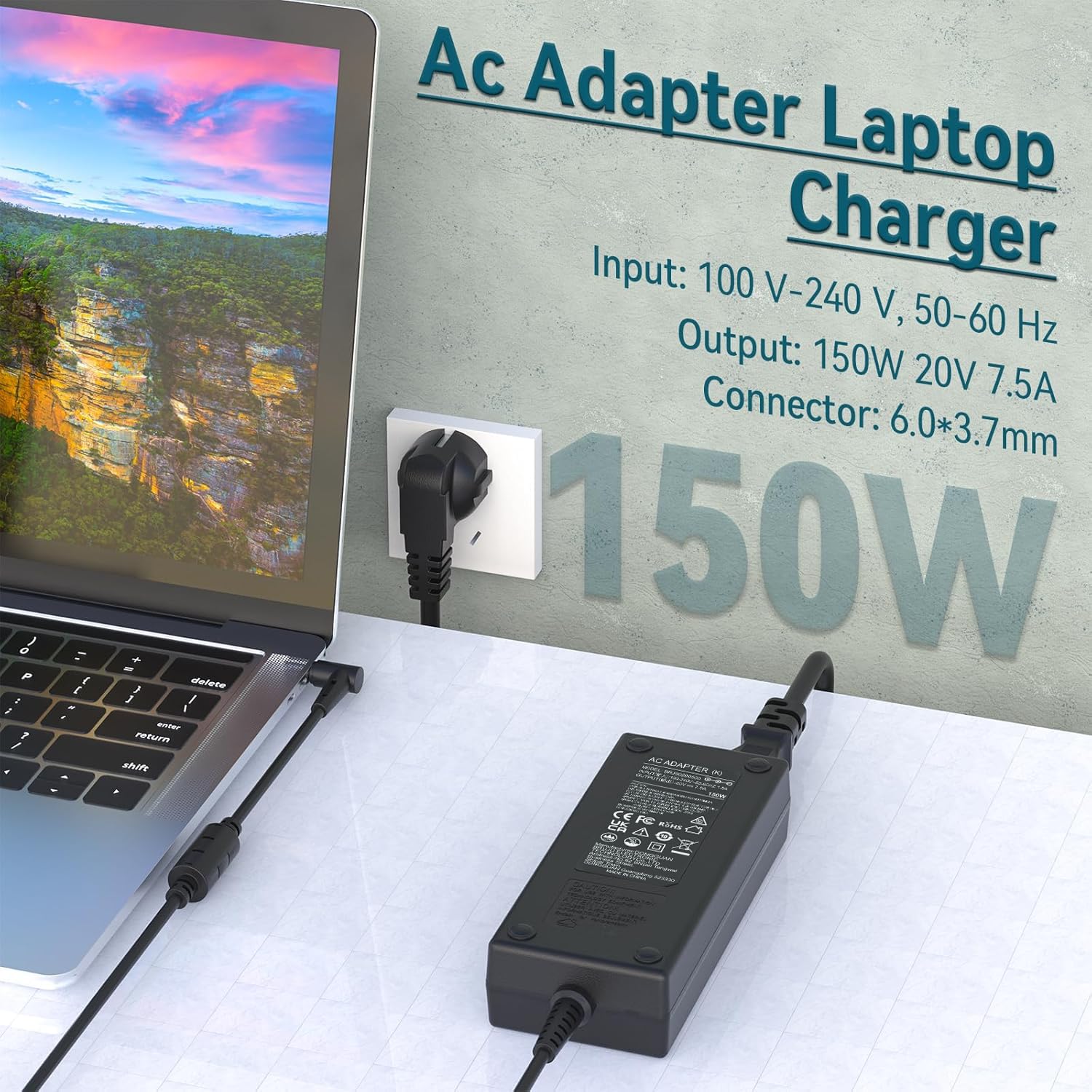Chargeur Alimentation Pour Portable ASUS X7bsv - Marque Visiodirect, Neuf, Garantie 1 An, Livré De France