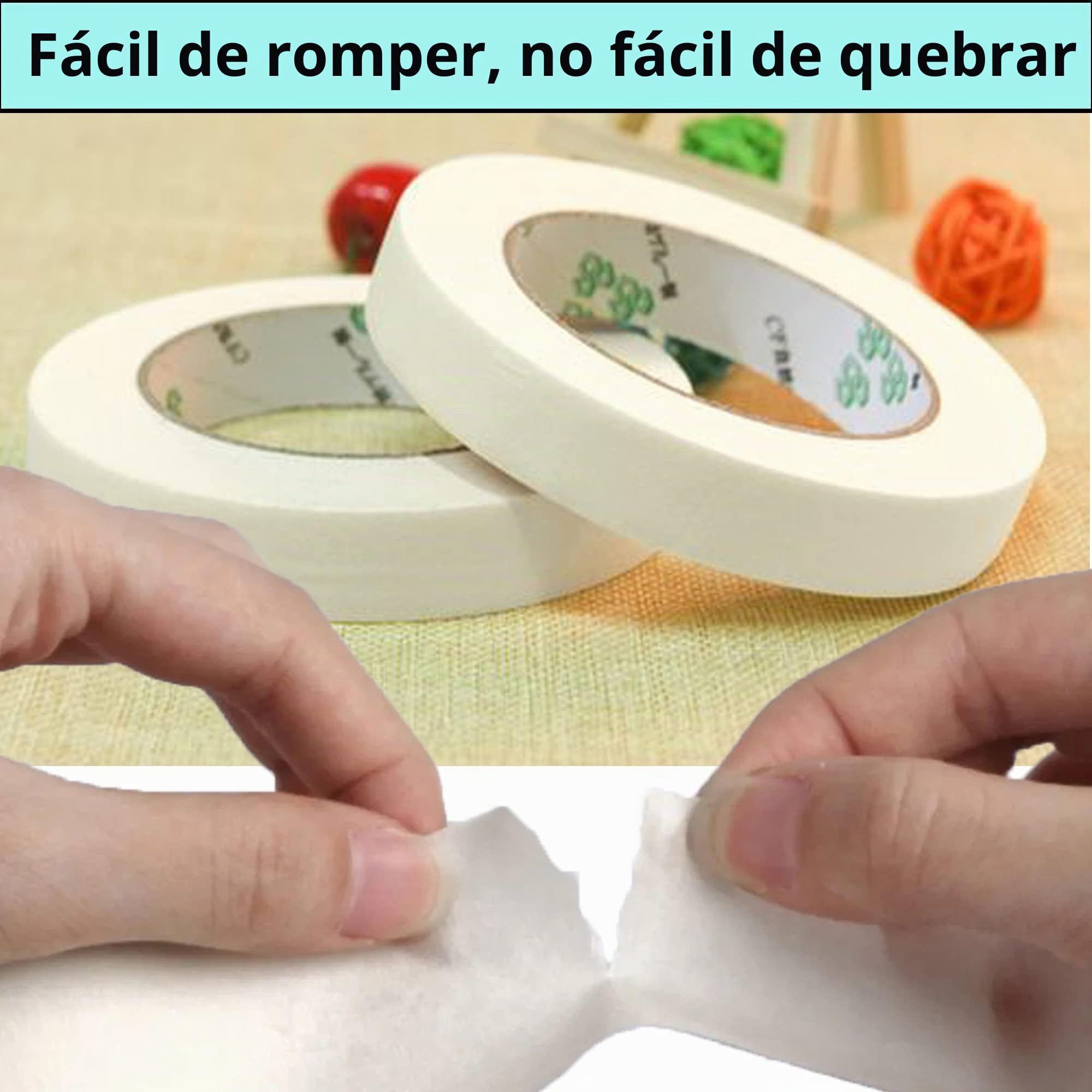 DHER Pintar Cinta De Papel Pintar Cinta De Enmascarar Cinta Masking 2 Piezas De Cinta Adhesiva De Papel De Enmascarar 2cm * 20 M ProteccióN Arte Estudiantes Cinta De Pintura De Alta Viscosidad (2cm)