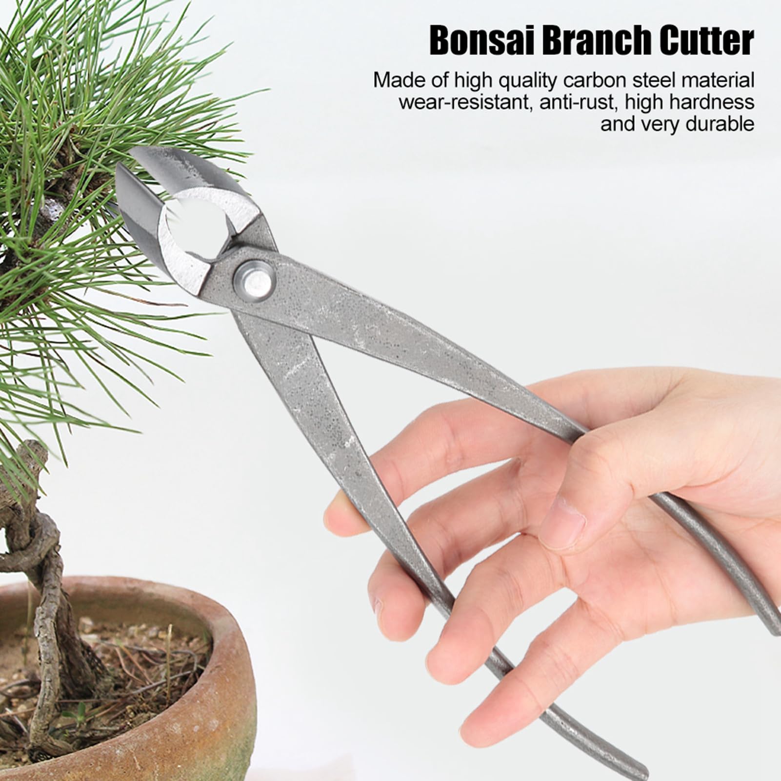 Bonsai Tool Concave Cutter, 8.4in Pruning Shears Bonsai Scissors Garden Shears Garden Scissors Multifunctional Pruning Shear