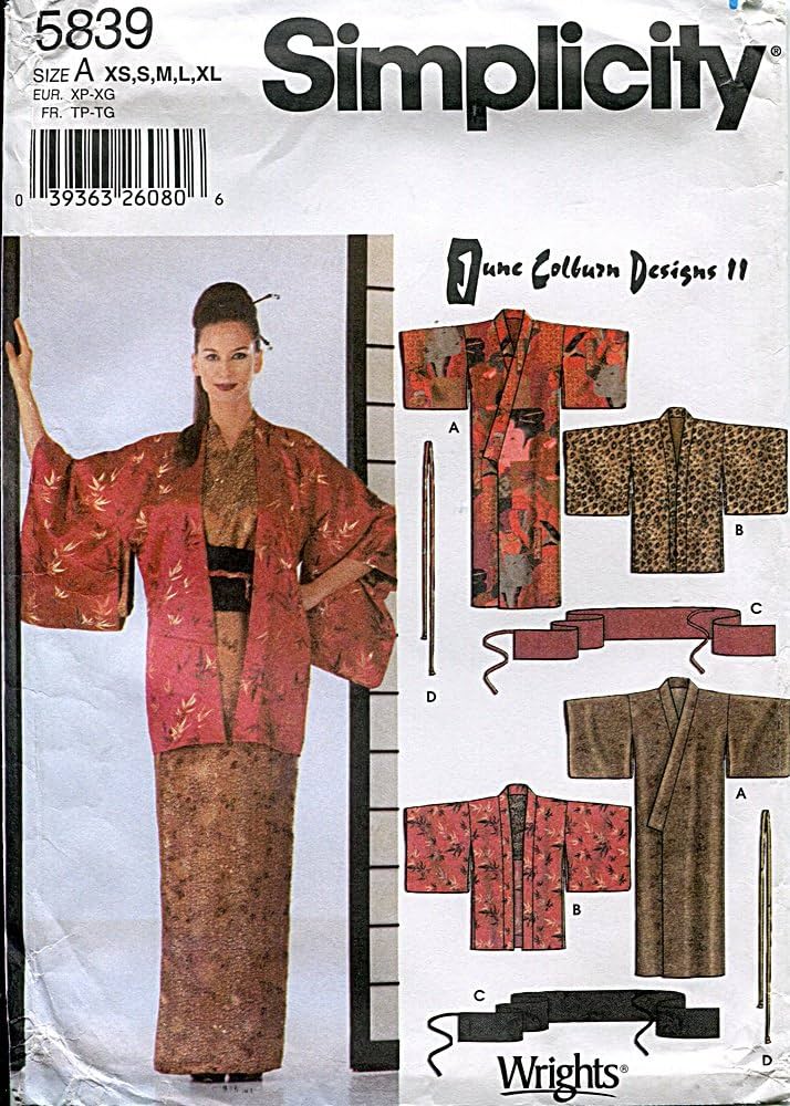Simplicity Sewing Pattern 5839. Misses Szs 6/8,10/12,14/16