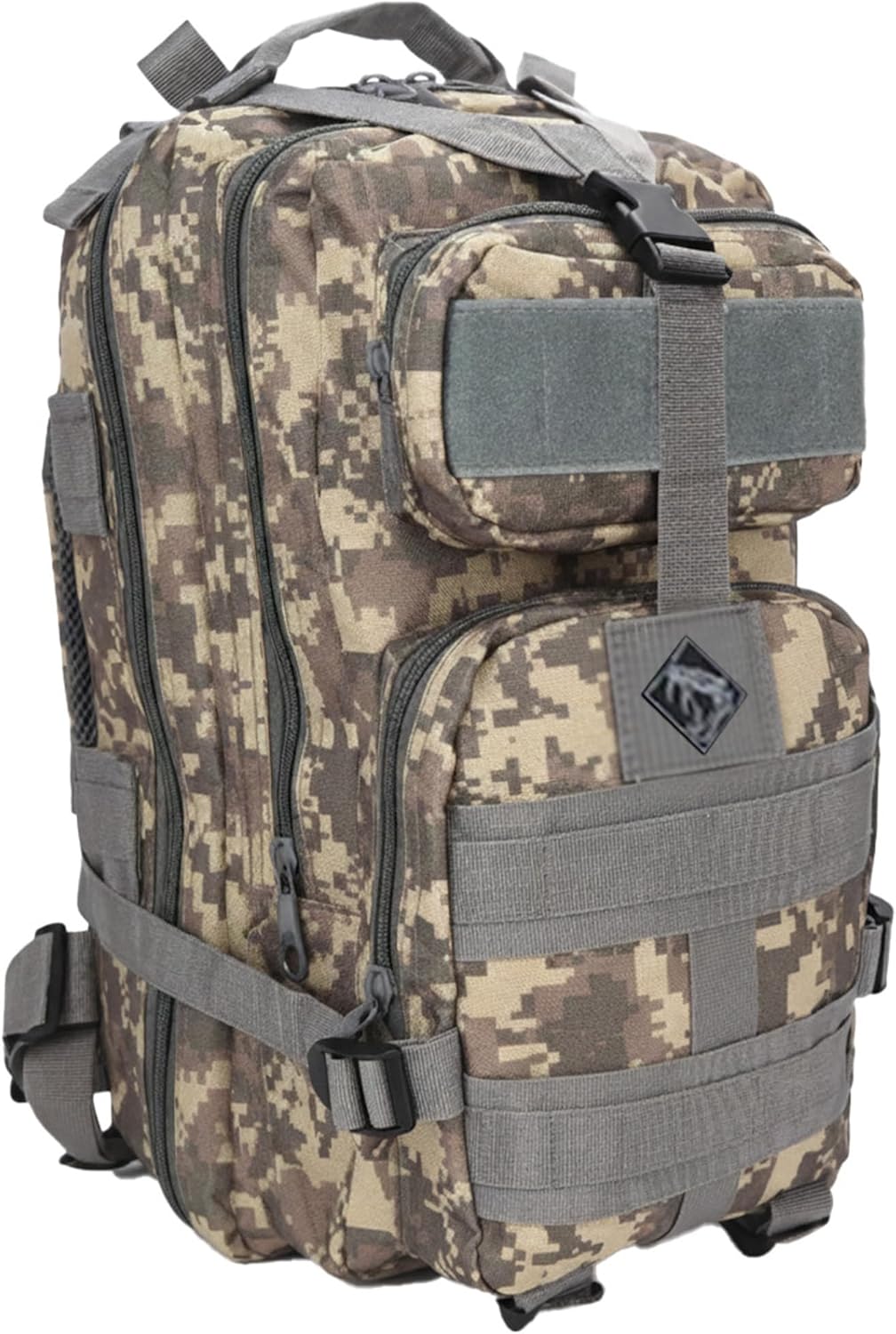 Medium Backpack with Pistol Retention System, Tan, Concealed Carry Capability with MOLLE Webbing Exterior for Modular Gear Expansion