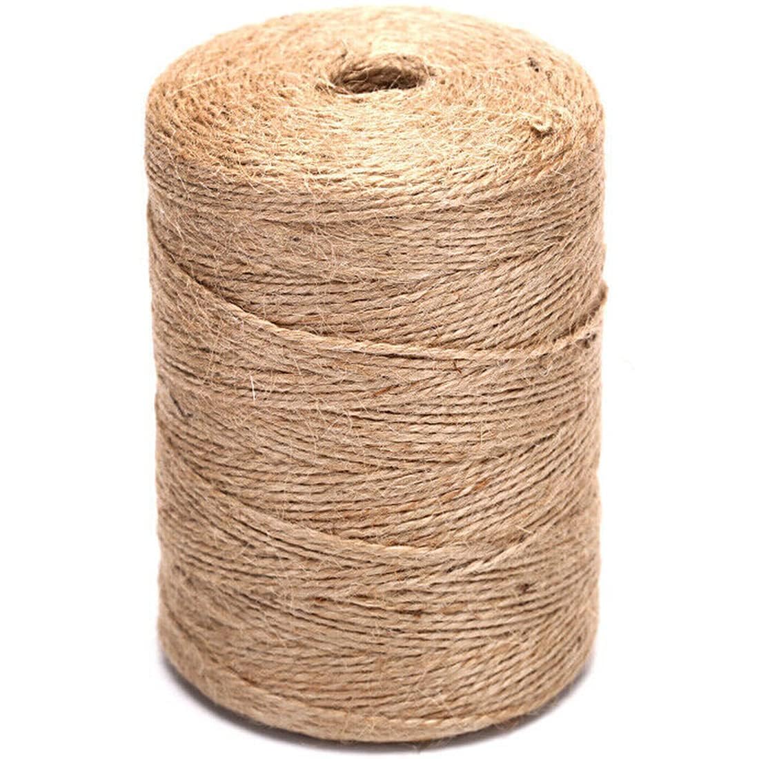 2Ply 50 Meters | Raw Natural Jute Twine, Arts and Crafts Jute Rope for Packaging, String for Gifts, DIY Crafts, Decoration, Bundling, Bronze-image-26