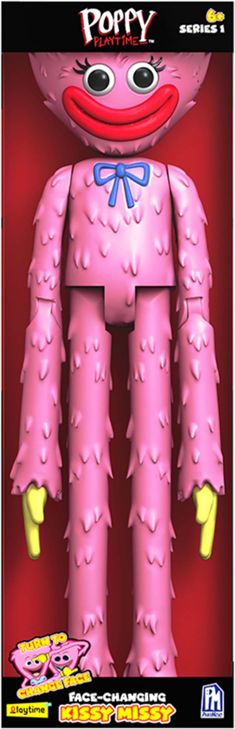 Poppy Playtime - Kissy Missy Deluxe Face-Changing Action Figure (12" Tall, Series 1) [Officially Licensed]