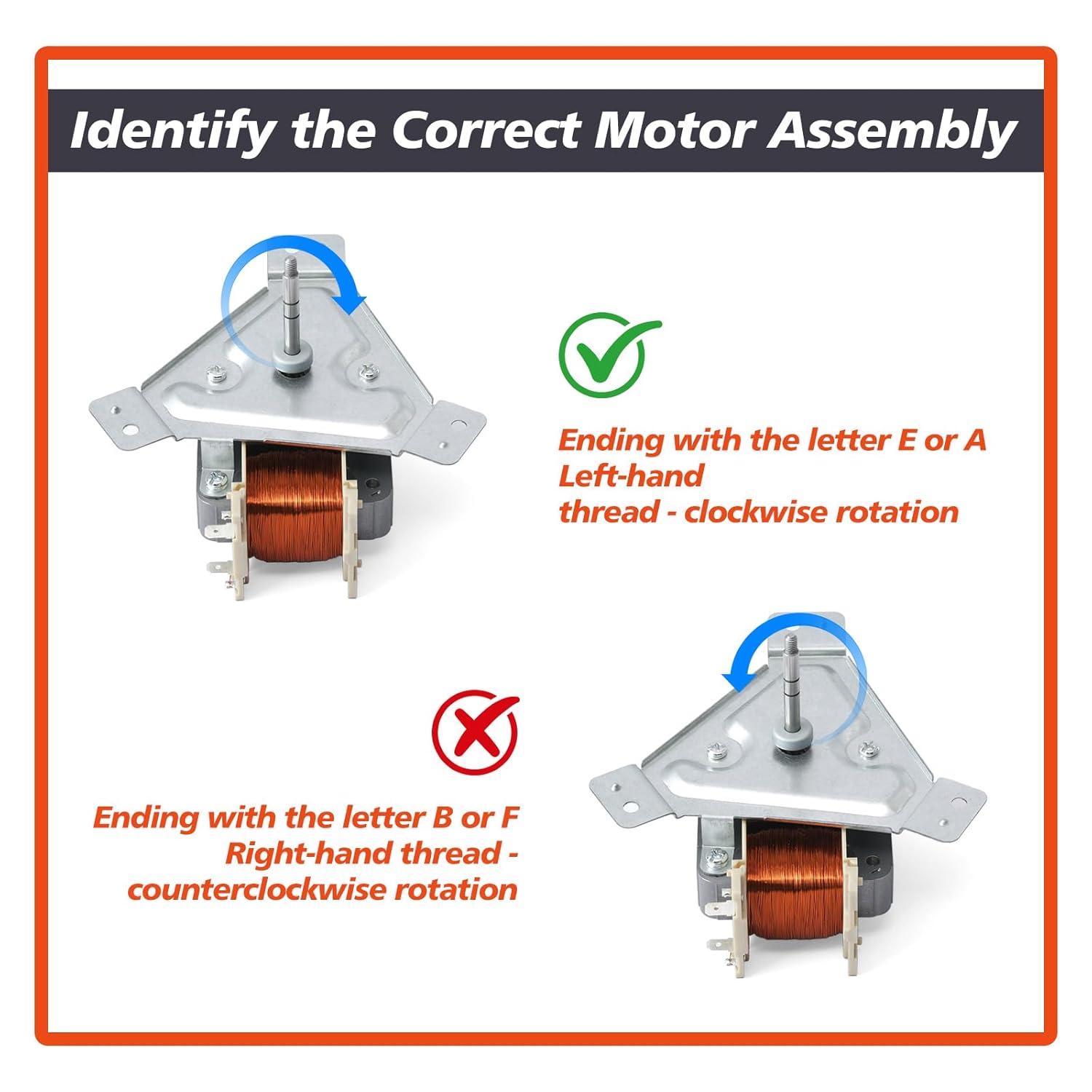 DG96-00110E Range Oven Convection Fan Motor Assembly Compatible with Samsung Electric Range Stove Ovens, with Mounting Plate, Clockwise Rotation, Replaces DG96-00110A AP59677600 PS11720787
