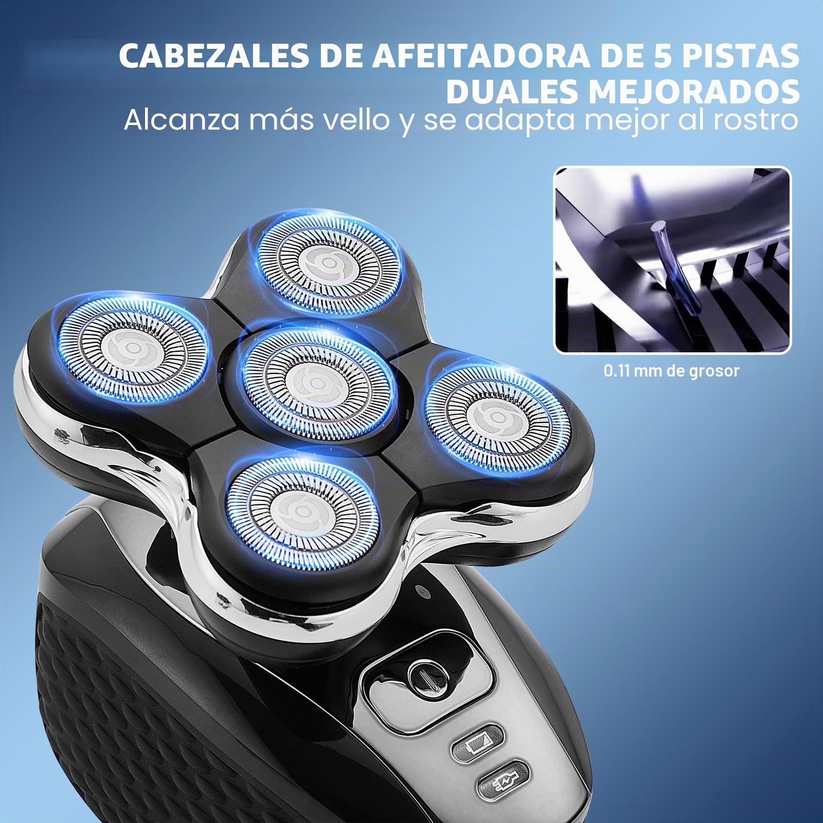 Cabezales de repuesto para afeitadora compatibles con afeitadora Remington XR1500,XR1501 und RX5 Ultimate Series