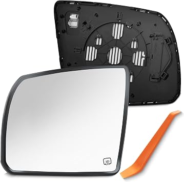 Driver Side Heated Mirror for 2008-2017 Toyota Sequoia, 2007-2020 Tundra