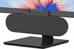 ZETIY Soundbar USB Per PC - Altoparlante Mini Da Scrivania Con Clip, Plug &amp; Play Per Monitor, Notebook E Desktop