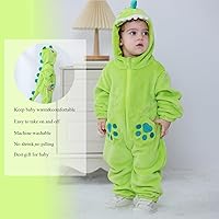 Vista 61 de TONWHAR Baby Boy's Girl's Animal Bodysuit Infant And Toddler's Romper Jumpsuit Halloween Costume Partywear Mono marrón