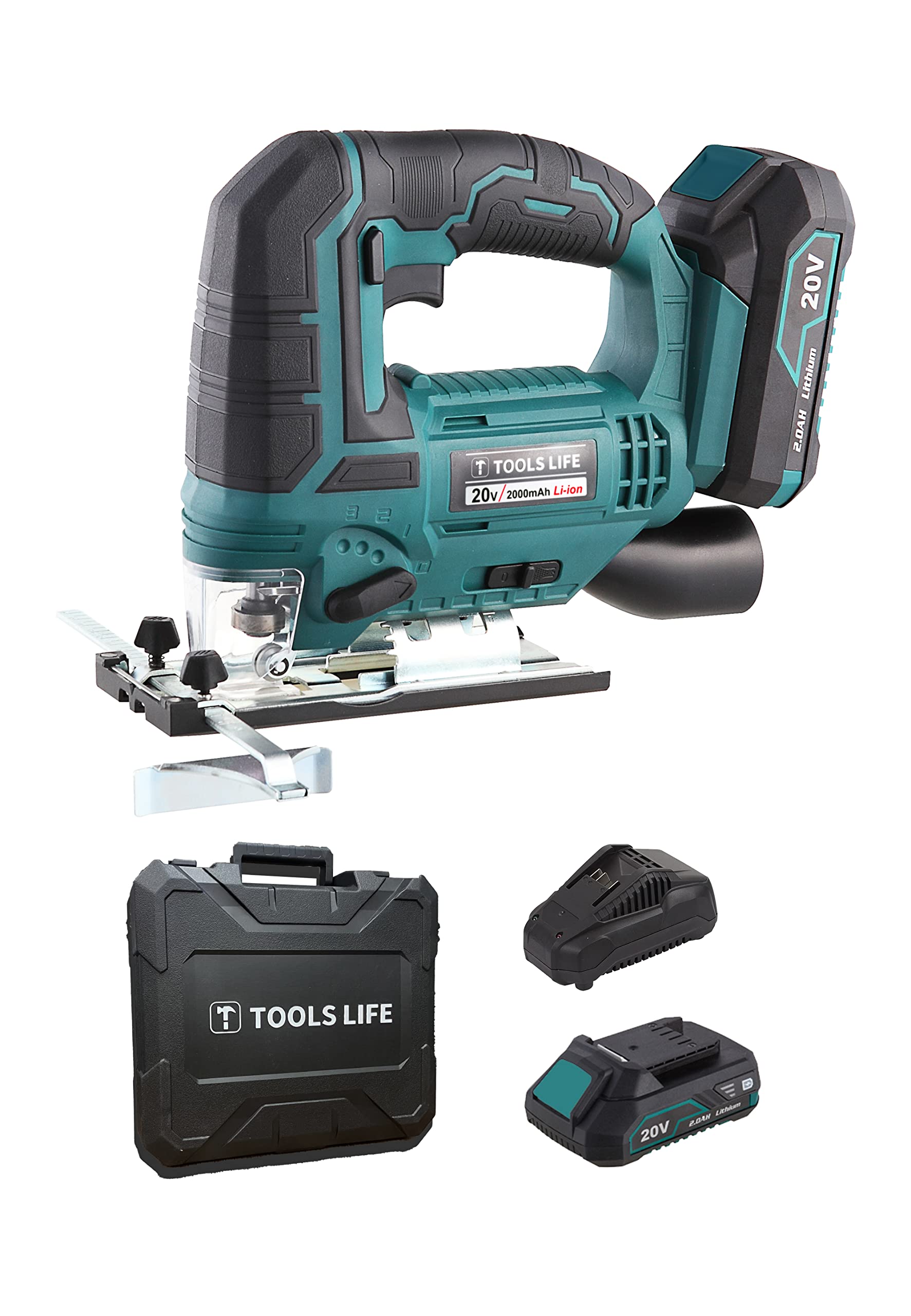 Amazon.co.jp: TOOLS LIFE 電動ジグソー20V 充電式ジグソー 電動 