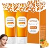 2Pcs,Orange Enzymes Exfoliating Gel - Natural Orange Peel Face & Body Scrub, Deep Exfoliating Brightening Gel to Purify, Soften and Moisturize Skin, Gentle Formula.