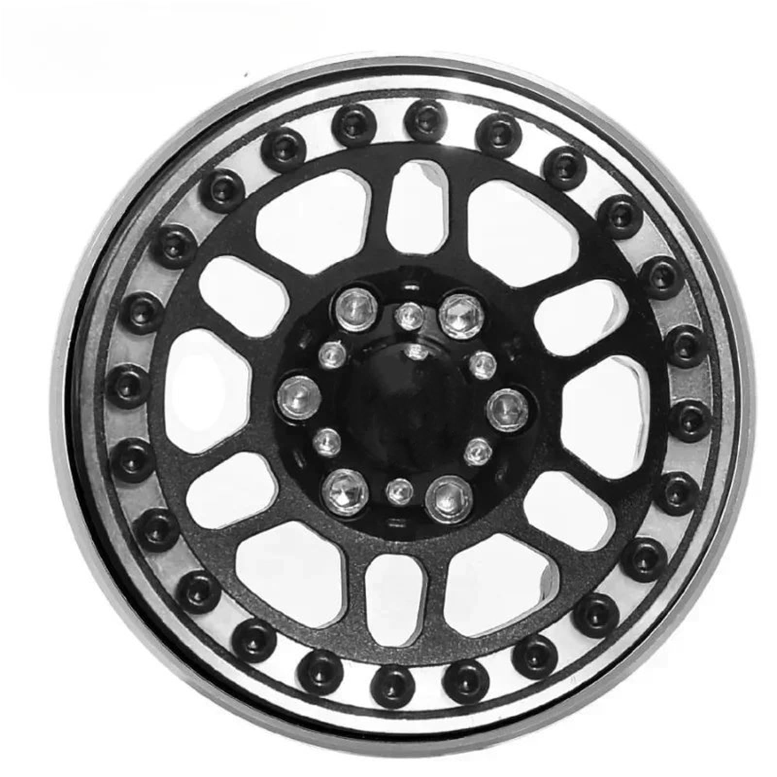 Llanta para Cubo Rueda RC Beadlock Aleación Aluminio para Traxxas para TRX4 para TRX6 para Axial para SCX10 III 1/10 Componentes Actualización Coche RC Reemplazar Accesorios
