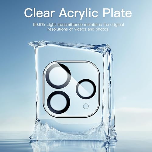 Miniatura 10 de JETech Protector de lente de cámara para iPad Pro de 11 pulgadas12.9 pulgadas (versión 202220212020), vidrio templado transparente HD antiarañazos
