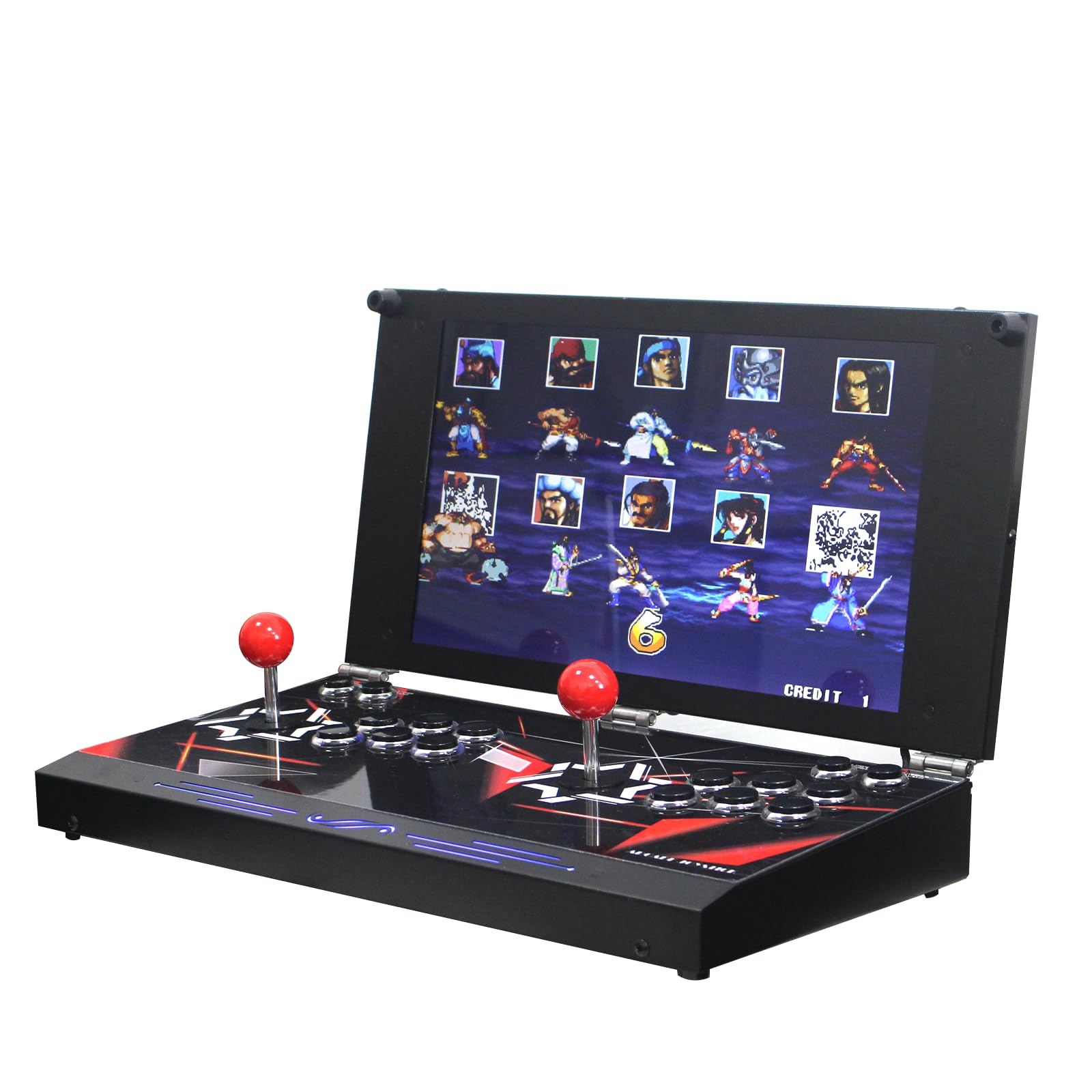 26800 en 1 Portable Arcade Game Console Portable 17.5 Pouces Écran HD Double Joueurs 3D Box DX, Rétro Video Game Machine Recherche/Cacher/Enregistrer/Charger/Pause Jeux