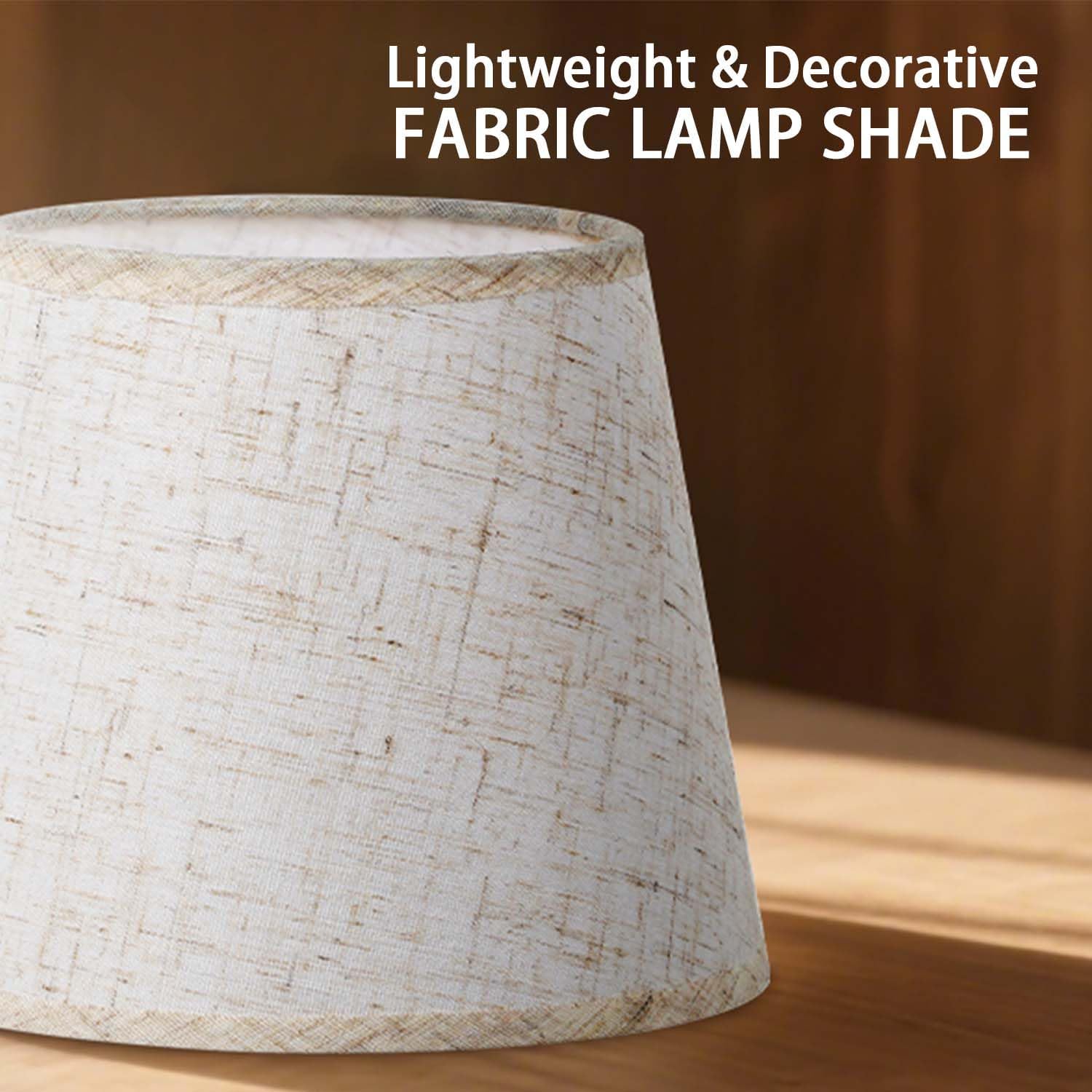 FRIDEKO HOME Rechargeable Table Lamp Gold - Cordless Battery Operated Lamp, Fabric Shade Desk Lamp, Wireless Lamp for Decor Bedroom Dining Table Counter (1pcs-Linen-Bulb Included-15.7in)