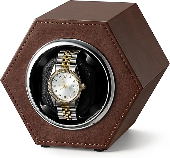YAXIN Ultra-Quiet Wooden Watch Winder