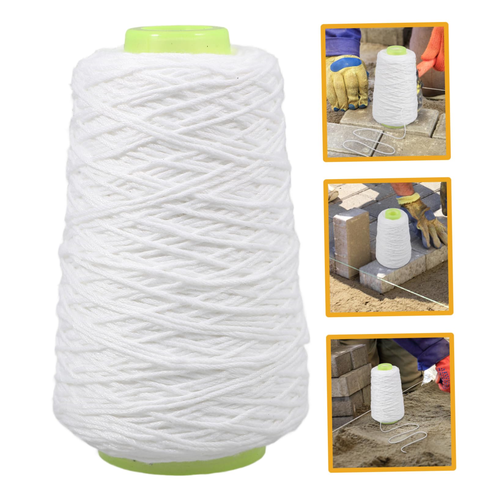 OSALADI 5rouleaux Corde De Maçonnerie Coton De Traçage Pour Construction Outil De Mise Place Pour Mur Et Maçonnerie Résistante Et Absorbante