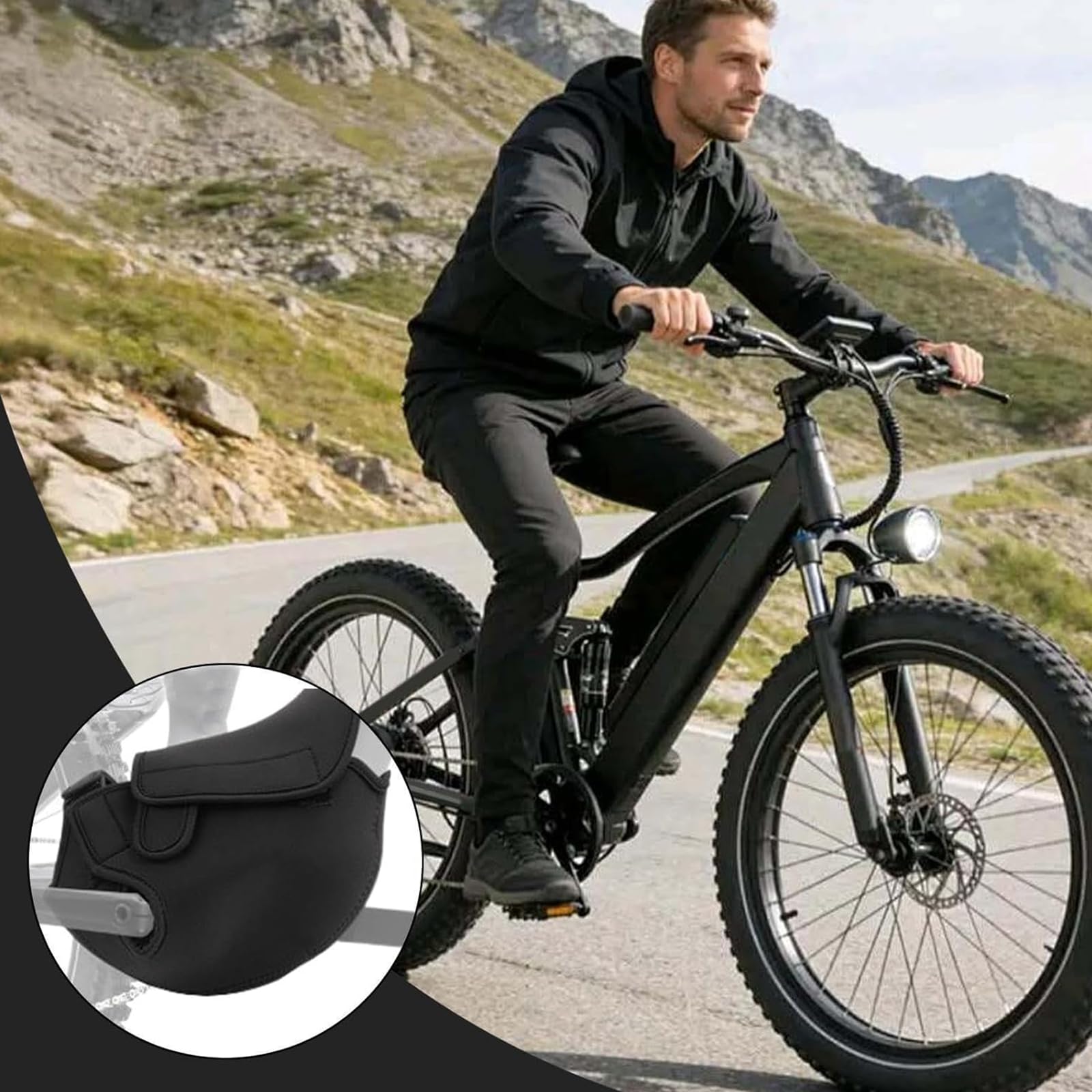 E-Bike Motor SchutzhüLle Wasserdicht,E-Bike Transportschutz Set,Ebike Motorschutz,füR FahrradträGer Lagerung Transport Garage und Outdoor Lagerung (2)