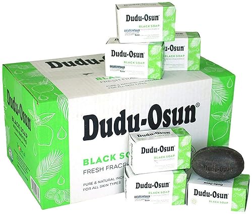 Dudu Jabón negro africano Osun (24 barras)