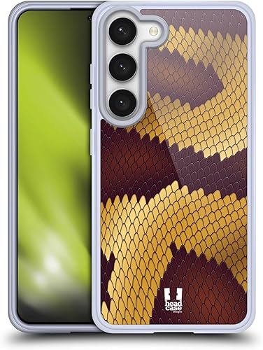 Miniatura 11 de Head Case Designs Burmese Python Snake Pattern Gel Case [Military Grade Protection] Compatible with Samsung Galaxy S23 5G and Compatible with