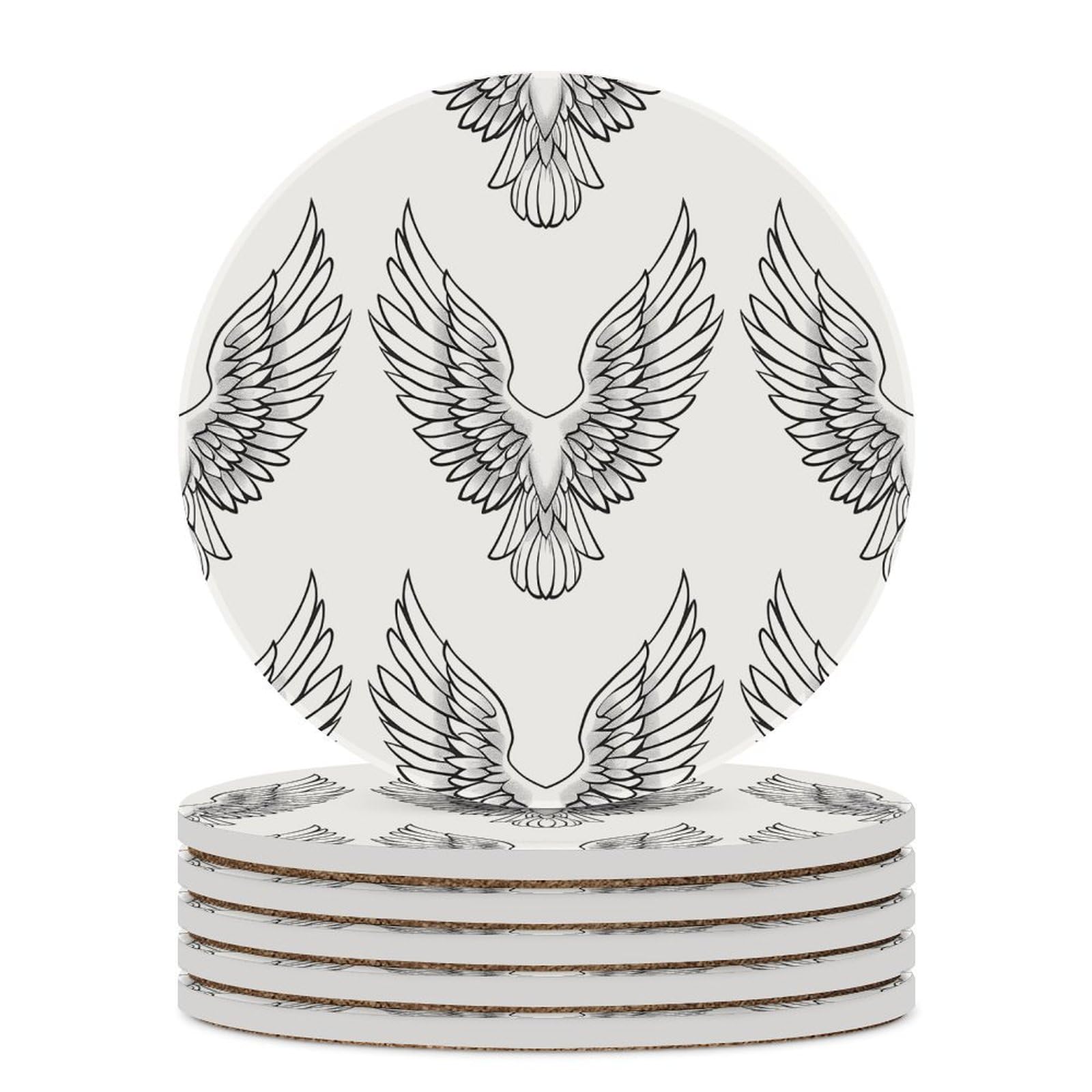 Dessous de verre en céramique résistants à la chaleur de haute qualité avec motif moderne