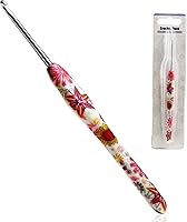 Vista 19 de Gancho de Crochet de 2.25mm, Mango Ergonómico para Manos con Artritis, Agujas de Tejer Extra Largas de Goma Suave para Principiantes y Tejido